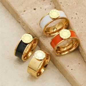 New stainless steel roaman numeral ring